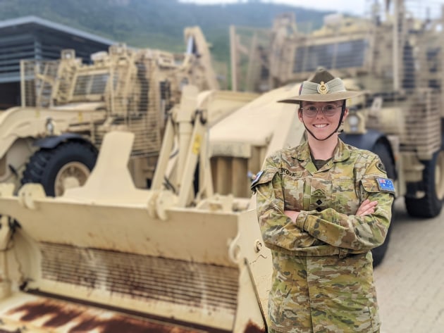 Lara Perkovic of the Australian Army.
Credit: Supplied