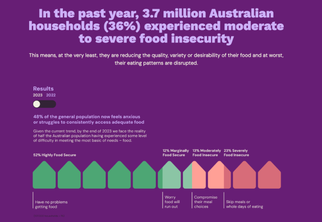 Foodbank Hunger Report 2023: Food insecurity