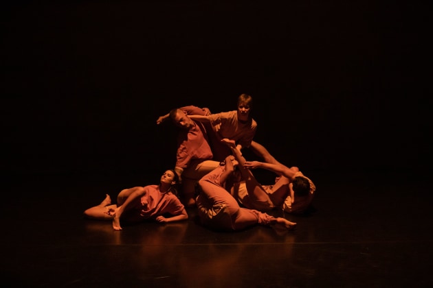 A scene from Australasian Dance Collective's latest production, 'Forgery'. Photo: David Kelly