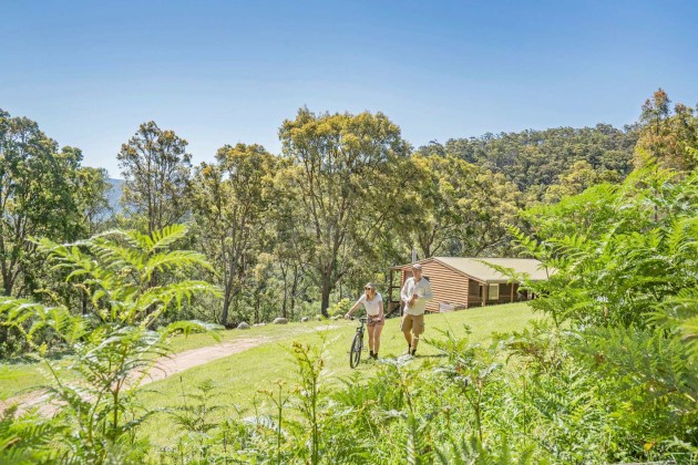 Galong cabins. Photo: Scott Rell/DPE