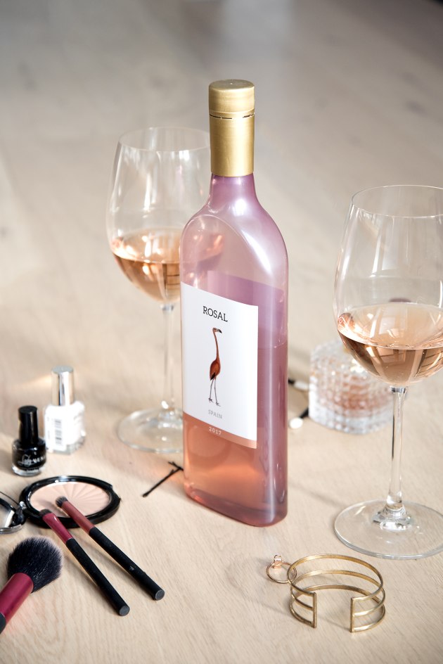 The eco, flat bottles are made from 100 per cent recycled PET. Source: Garçon Wines.