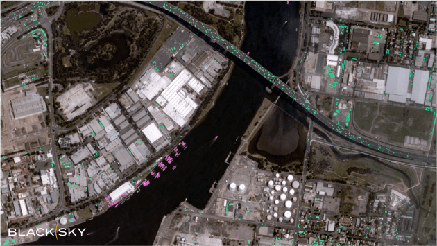 Vessel & vehicle detections | Victoria, Australia | 13 December 2025
Credit: BlackSky