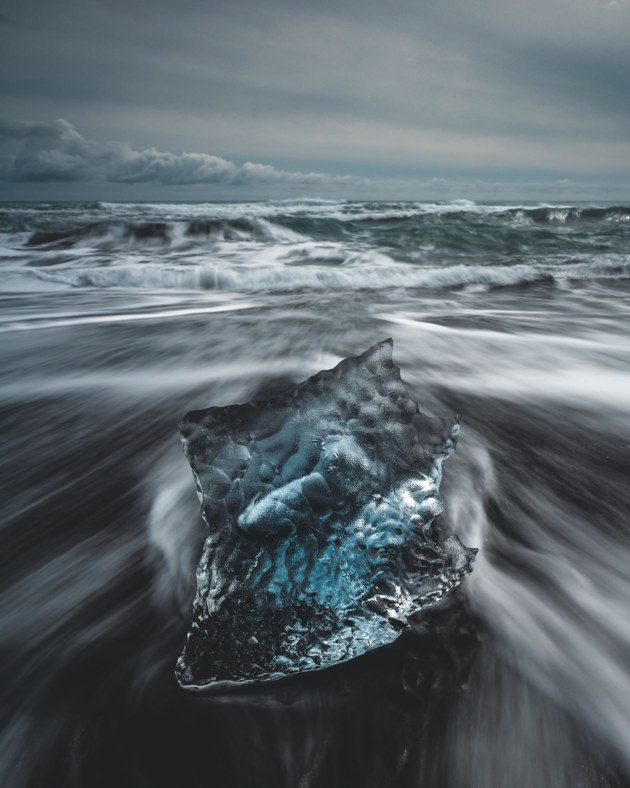 © Cameron Hanks - 'Glacial Ice Meets the Cold Atlantic'