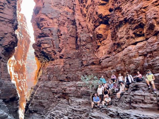 Exploring Karijini NP. Image supplied