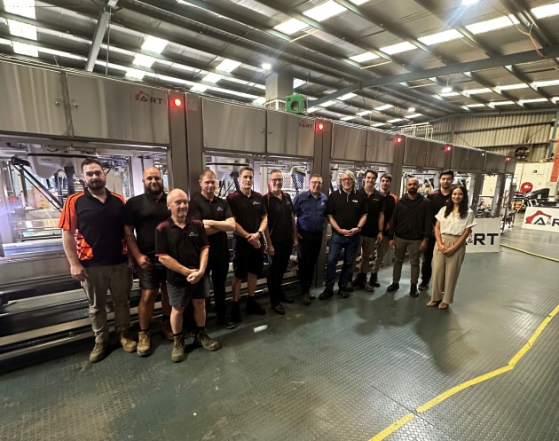 The A&RT and ABB Robotics team.