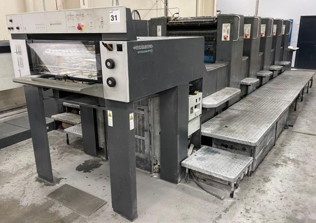 Up for auction: Mystique's two Heidelberg SM 74-5 presses