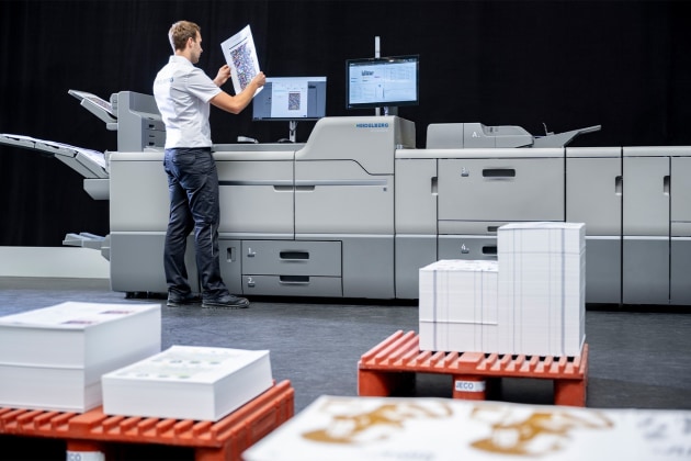 New SRA3 digital colour printing : Heidelberg Versafire LV and LP