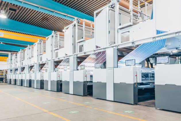 High volume folding carton flexo printing: Heidelberg Boardmaster