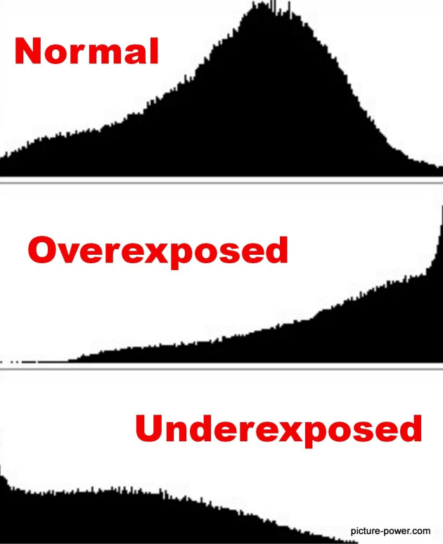 What a histogram looks like