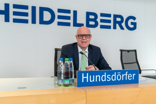Heidelberg is back: Rainer Hunsdorfer, CEO