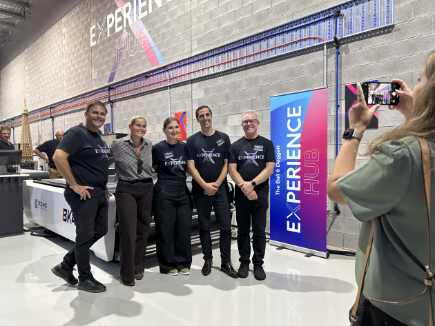 Interactive demonstration centre: The Brisbane Experience Hub allows customers to see a wide range of production technologies in action