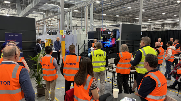 Technical showcase: LIA Victoria president Robyn Frampton addressing the crowd