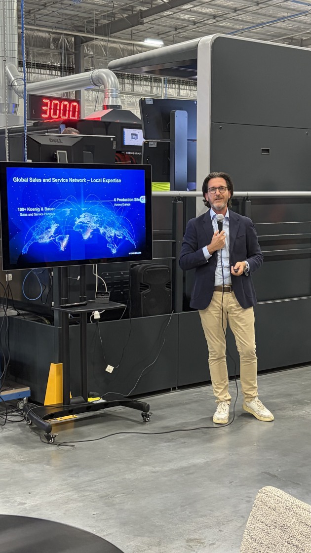 Emphasising the importance of digital and offset printing: Markus Weiss, CEO Paper and Packaging at Koenig & Bauer Germany