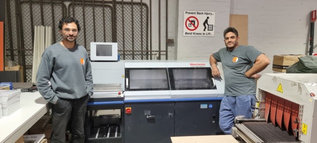 Moving into books: Shehab Tariq and Shiran De Soysa, the owners of Implant Media with the new Horizon BQ-270V