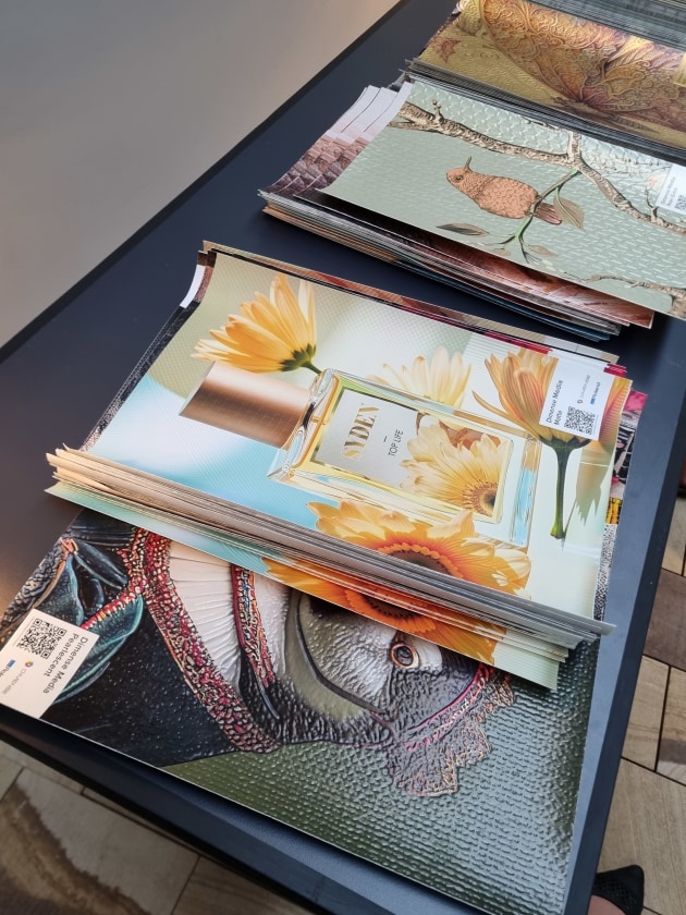 Pushing boundaries: The DA-640 delivers high-quality 3D embossed prints up to 2mm in height on a wide range of specialised media