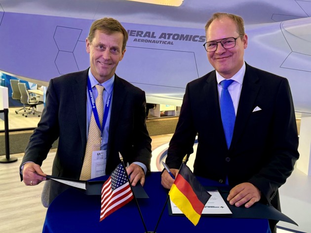 General Atomics Aeronautical Systems and the Intec Group signed a Memorandum of Understanding.

Credit: GA-ASI