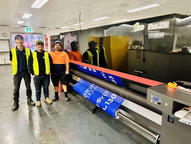 Printing mesh for infrastructure projects: New EFI Pro 33r at Jaybro