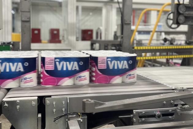 The limited-edition Viva packs are made locally at Kimberly-Clark’s Millicent Mill in South Australia.