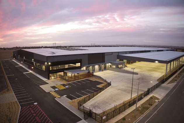 Kimberly-Clark Australia’s new distribution centre in Ravenhall, Victoria.