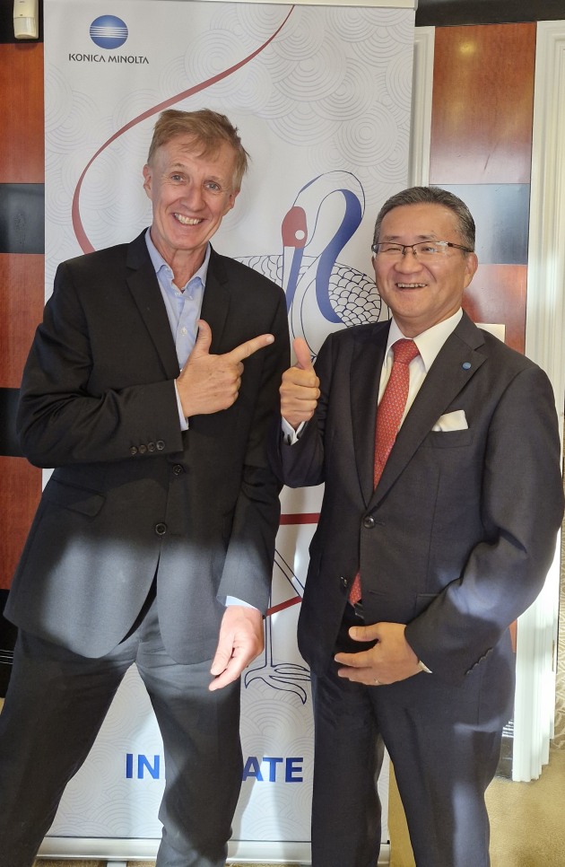 Industry talk: Taiko-san meets Print21 editor Wayne Robinson