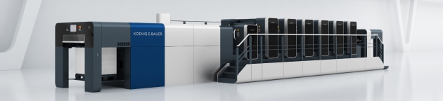 Bound for Opal Carton Christchurch: Koenig & Bauer B1 Rapida