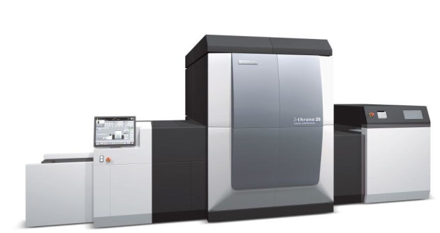 B2 inkjet digital: Komori J-throne 29