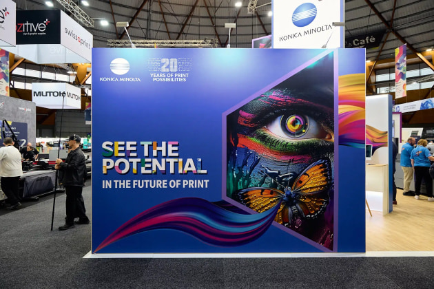 UnPacked roadshow series: Konica Minolta brought the energy and excitement of its PacPrint stand to its Sydney showroom