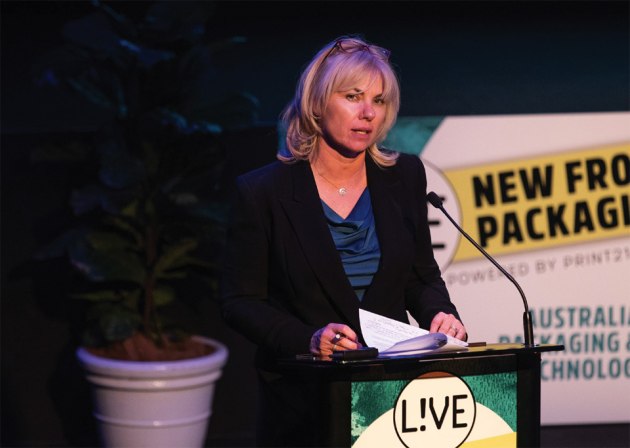 Lindy Hughson,
publisher Print21 and
PKN Packaging News