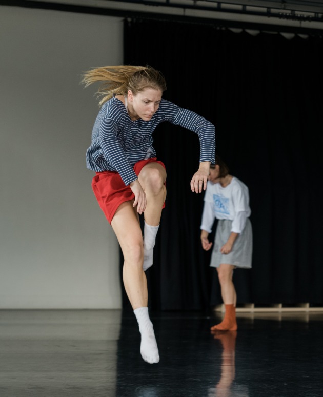 Another rehearsal image, this time of ADC's Lonii Garnons Williams. Photo: Jade Ferguson.