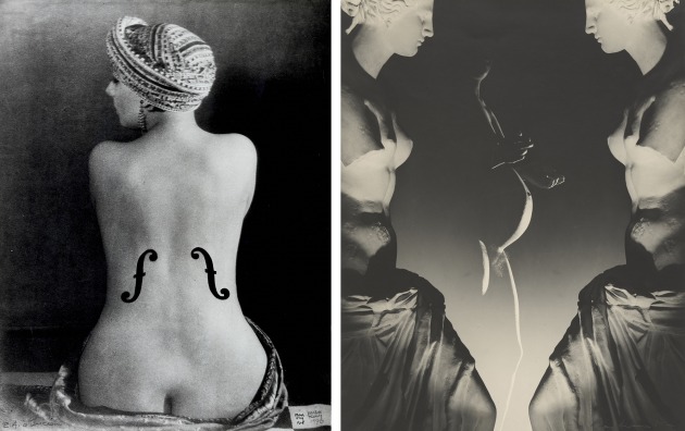 (L) Man Ray (Le Violon D'Ingres 1924)
(R) Max Dupain (Birth of Venus 1939)
Supplied: Heide Museum of Modern Art
