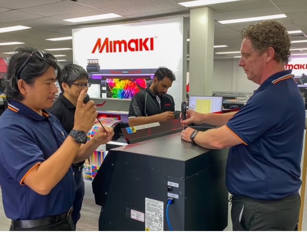 Updated service structure: Mimaki Australia