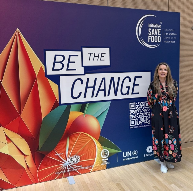 Nerida Kelton at SAVE FOOD Forum, interpack