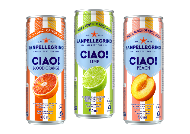 Italian sparkling beverage brand, Sanpellegrino, is bringing a taste of Sicily to Australia with the launch of CIAO!, a new range of flavoured sparkling waters made with fruit juice and a pinch of Sicilian salt.
Source: Sanpellegrino