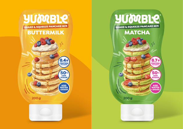 Family-owned food manufacturer, Maltra Foods, has launched a new brand to shake up at-home pancake production with the release of Yumble &ndash; available in flavours Buttermilk and Matcha.
Source: Maltra Foods