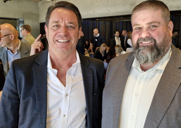 Sustainable out-of-home print: Nigel Spicer (left), Cactus Imaging, with Jose Sarz, JC Decaux