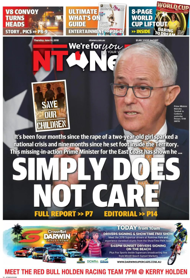 Top printing: the Darwin New Corp print centre produces the NT News