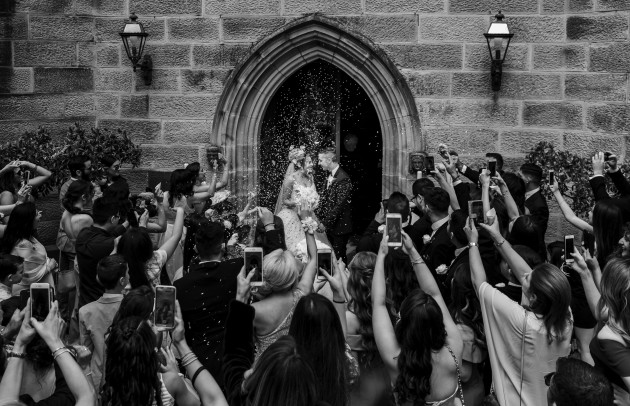 © Tim Harris. Phones. Single Shot category featured entry, Australasia's Top Wedding Photographers 2021.