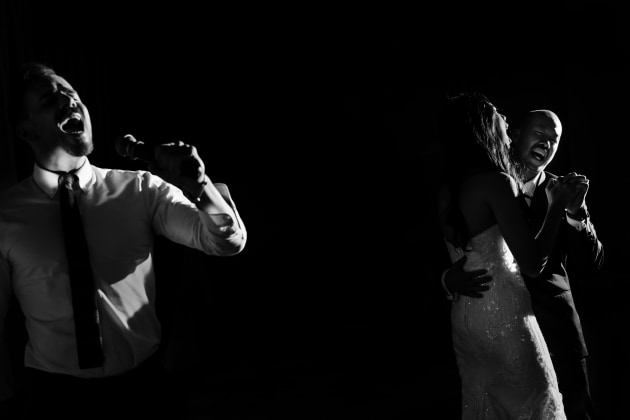 © Jacob Gordon. Karaoke. Single Shot category featured entry,
Australasia's Top Wedding Photographers 2022.