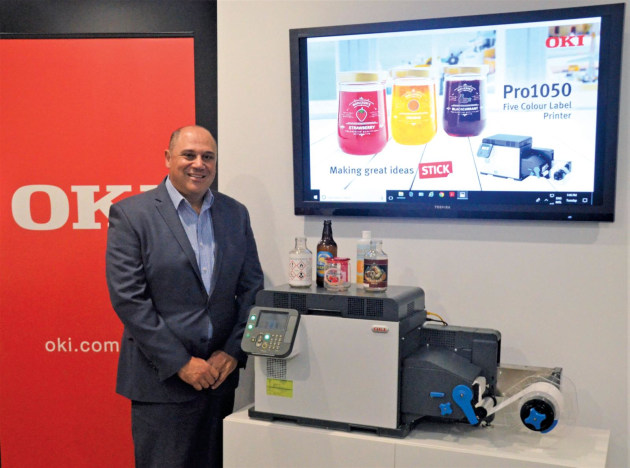 Freedom and flexibility: Tony Grima general manager – sales and marketing, OKI Australia, with the new OKI Pro Series