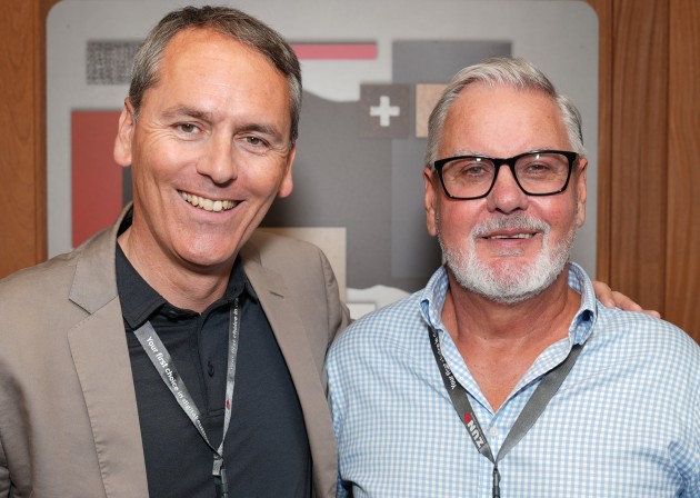 Zund opens in Australia: Oliver Zund (left), CEO, Zund; and Dale Hawkins, managing director Zund Australia