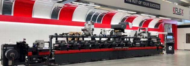 ON show during Labelexpo: Omet Kflex 17 at the new centre