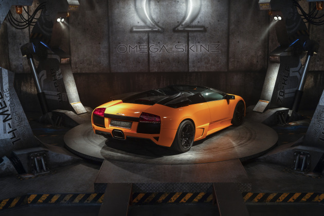 Wrapped on a Lamborghini: Vortex orange is one of the colours on offer