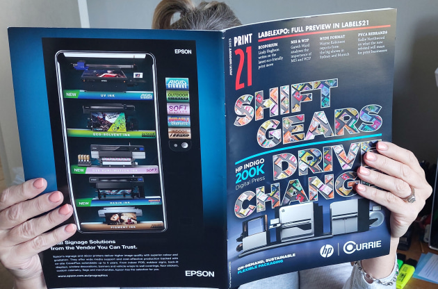 Packed with valuable information: Print21 July August out now