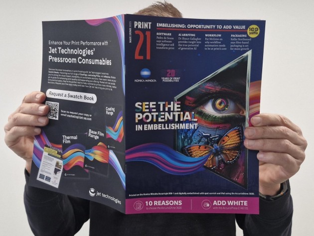 Out now: Latest issue of the print industry's magazine, Print21