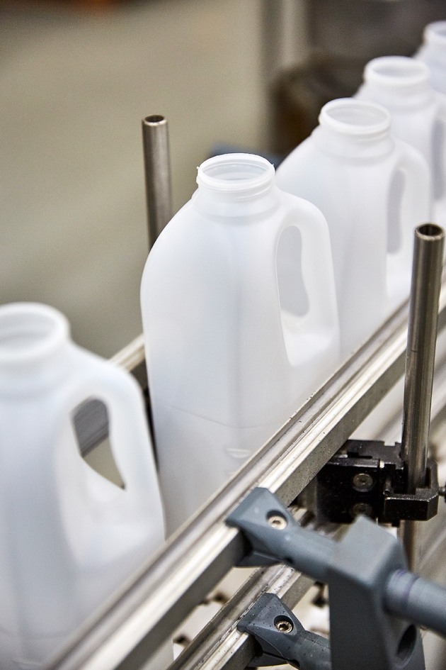 The recycled rFresh 100 food grade natural HDPE resin is produced at the Circular Plastics Australia recycling plant in Laverton.