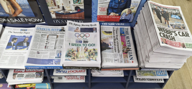 Disappearing: Newspapers