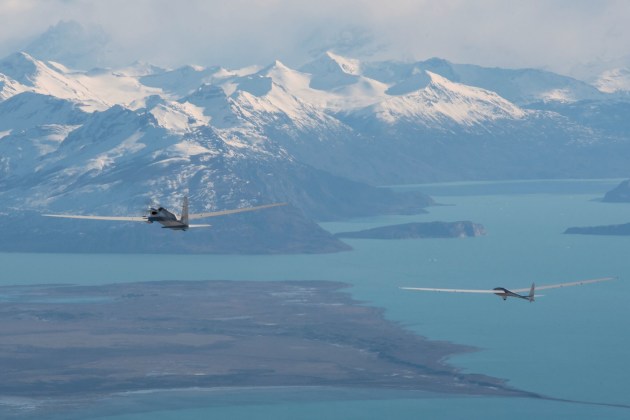 The Perlan 2 being towed up in Argentina. Airbus