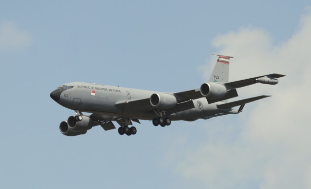 A Singaporean aircraft on the approach at Ex Pitch Black 2018. Nigel Pittaway