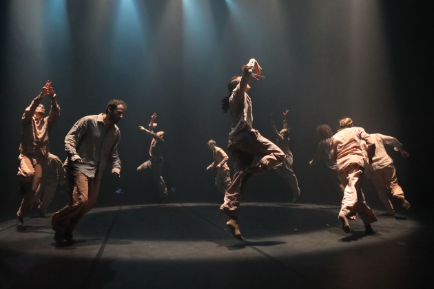 A scene from Hofesh Shechter's 'Political Mother'. Photo by L Boshua.