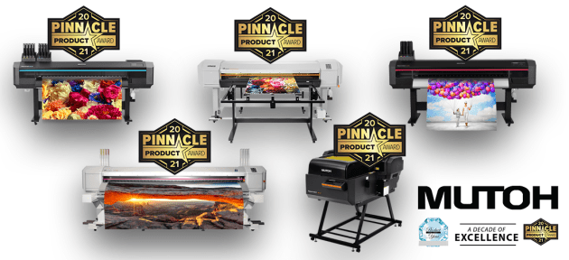 Five awards: Mutoh printers